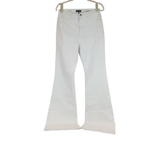 DL1961 DL Vintage Rachel Flare Ultra High Rise Jeans White Raw size 30 MSRP $120